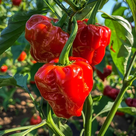 Pekoča paprika Habanero rdeča